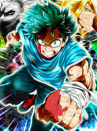 Midoriya Deku Ganbare