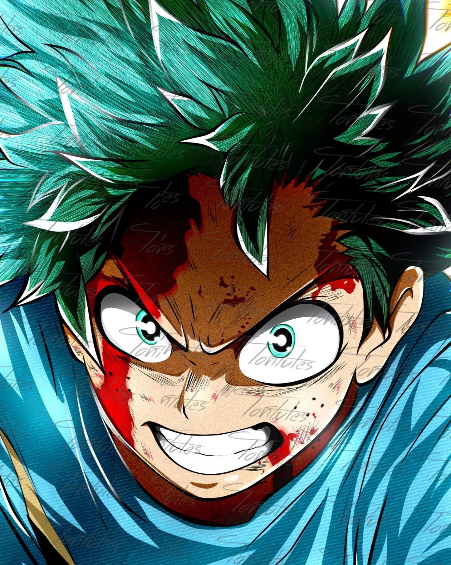Midoriya Deku Ganbare